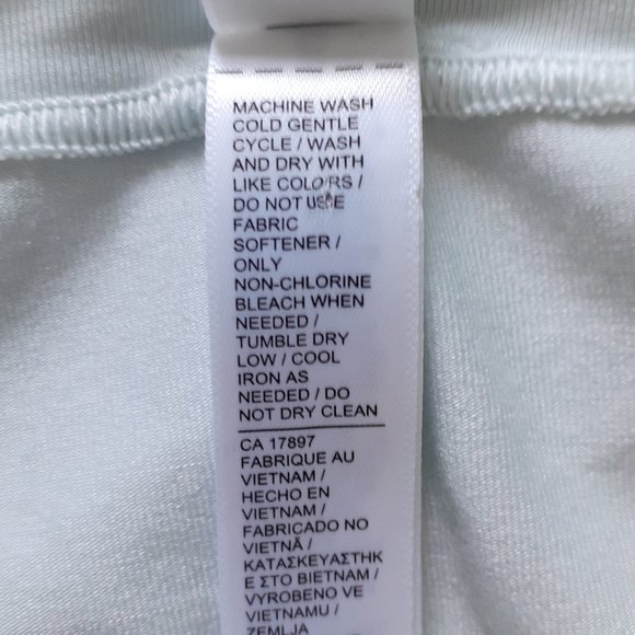 Athleta Relaxed Weekender Top 3/4 Sleeve Batwing Mint Green Size S/M - Picture 9 of 12